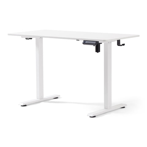 Damian hæve sænkebord skrivebord 120x60 cm i hvid