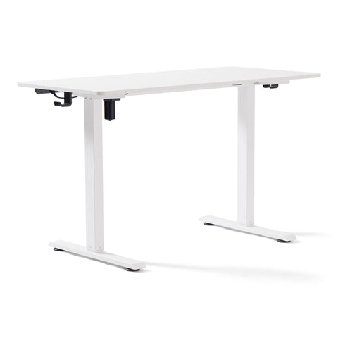 Damian hæve sænkebord skrivebord 120x60 cm i hvid