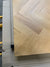 Morgantown sildebensbord - 200/290 x 90 cm - Lakeret egefiner (Forberedt til tillægsplader) - Mindre fejl (OUB4550)