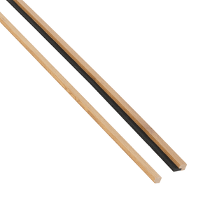 Afslutningslister til Akustikpaneler i egetræsfiner 3000x45x18 mm - Højre & venstre