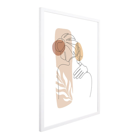 Lea billedramme 50x70 cm hvid