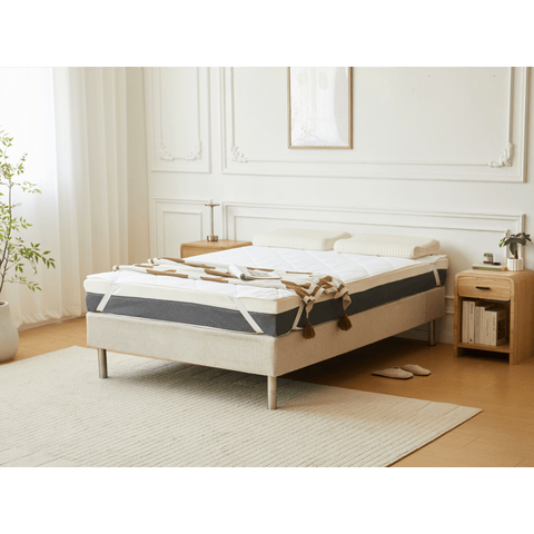 Leo hvid rullemadras 140x200 cm