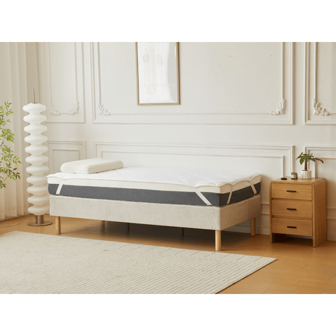 Leo hvid rullemadras 90x200 cm