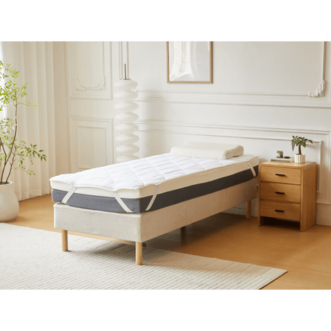 Leo hvid rullemadras 90x200 cm