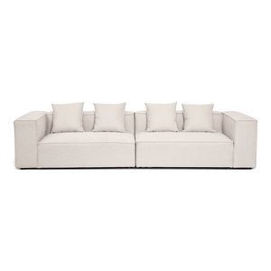Hailey - Modulsofa I Beige Med 2 Moduler L: 294 X D: 100 X H: 65 cm