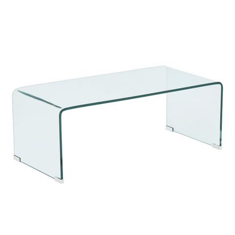 Nicole glas sofabord 95x45x35 cm