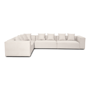 Hailey - Hjørnesofa modulsofa i beige med 4 moduler (Opstilling 1) L: 368 X D: 247 X H: 65 cm