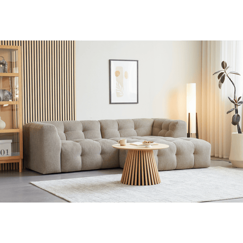 Premium fleksibel akustikpanel i egetræsfiner 2400x520x18 mm