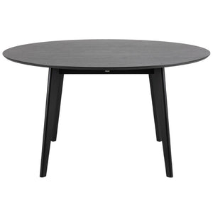 Rickie spisebord i sort Ø140 cm