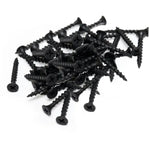 Monteringsskruer/Panelskruer til akustikpanel, sort, 4,2x30 mm, 50 stk.