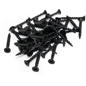 Monteringsskruer/Panelskruer til akustikpanel, sort, 4,2x30 mm, 50 stk.