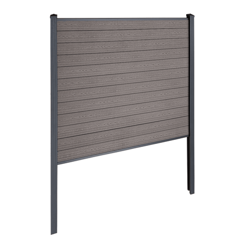 Finley komposithegn startmodul - H: 180 x L: 185 cm - Brun