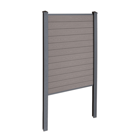 Finley komposithegn startmodul - H: 180 x L: 95 cm - Brun