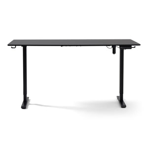 Damian hæve- og sænkebord skrivebord 160x80 cm i sort