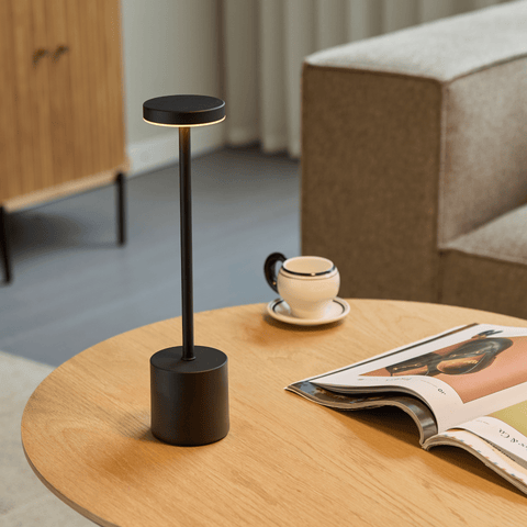 Elvis LED bordlampe sort