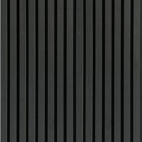 Premium fleksibel akustikpanel i sort egetræsfiner 1200x520x18 mm