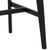 Roxby - Sort barbord rektangulær i lakeret egefiner - L: 120 B: 60 H:105 cm - Skade på hjørne (OU5069)