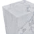 Adele - Sæt af sideborde/piedestaler i hvidt marmor look