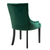 Hella spisebordsstol - Grøn velour