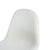 Eva spisebordsstol - Polstret teddy i hvid