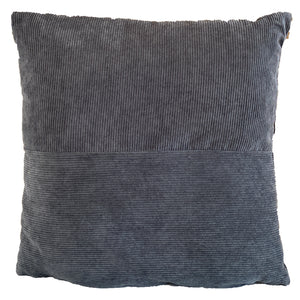 Ellen pyntepude - Lysegrå fløjl 45x45 cm
