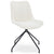 Maja spisebordsstol i hvid boucle med drejefunktion 360 grader