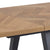 Morgantown sildebensbord - 150/240 x 90 cm - Lakeret egefiner (Forberedt til tillægsplader)