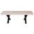 Aura - Sofabord Plankebord i hvidolieret egetræ 120 cm