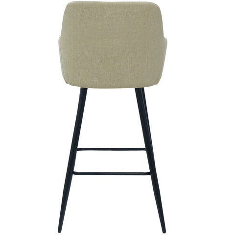 Carlo barstol - beige med armlæn 65 cm