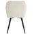 Carlo spisebordsstol -  Hvid boucle med drejefunktion 360 grader