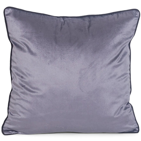 Gabi pyntepude - Sølvgrå velour 45x45 cm