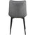 Luna spisebordsstol - Polstret grå velour