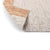 Parma tæppe - Grå/natur læder 240x180