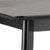 Roxby - Sort barbord rektangulær i lakeret egefiner - L: 120 B: 60 H:105 cm