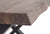 Aura plankebord - 140 x 95 cm - Røget eg med krydsben (Forberedt til tillægsplader)